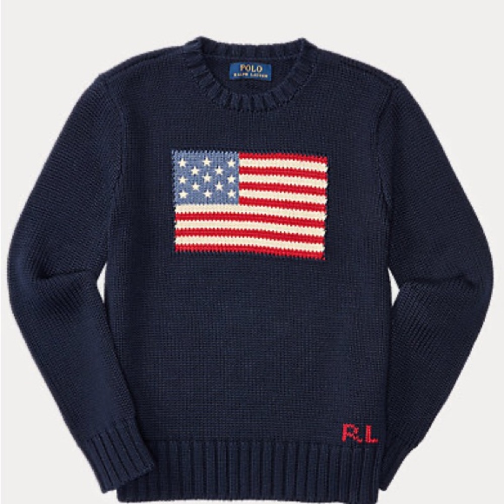 NWT The Iconic Flag Sweater size Medium (10-12)